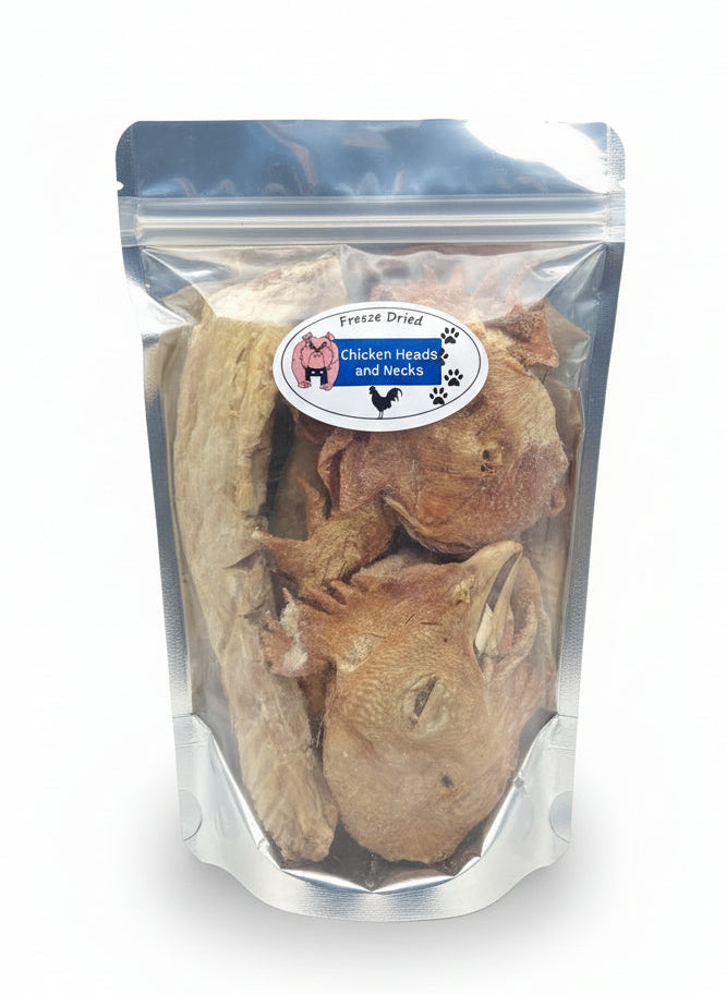 Chicken heads and necks