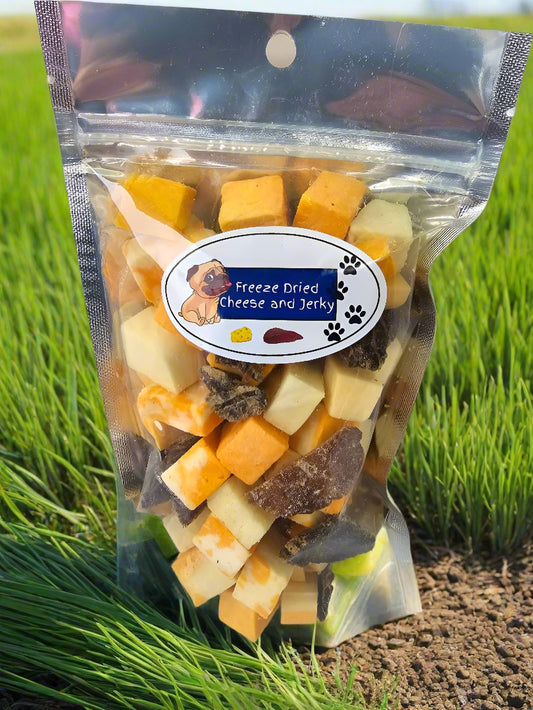 Cheese and Beef Jerky Cubes