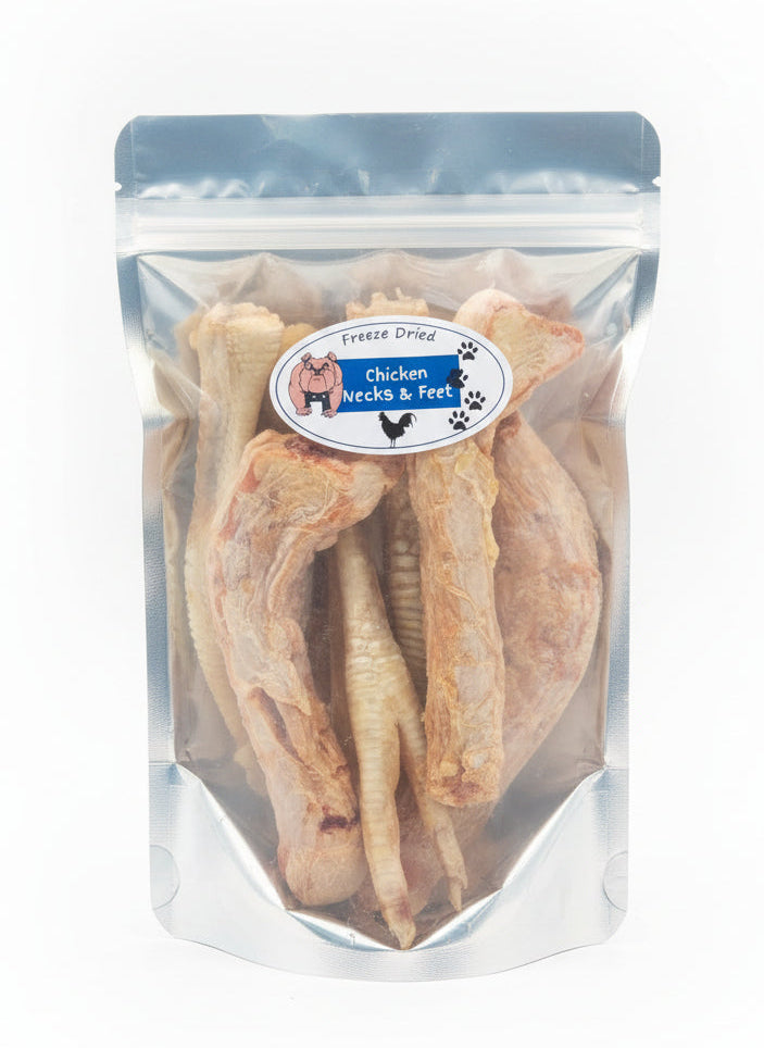 Chicken necks and feet