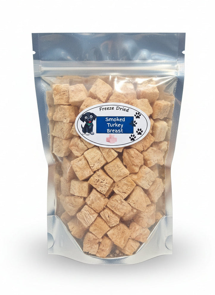 Smoked turkey breast cubes