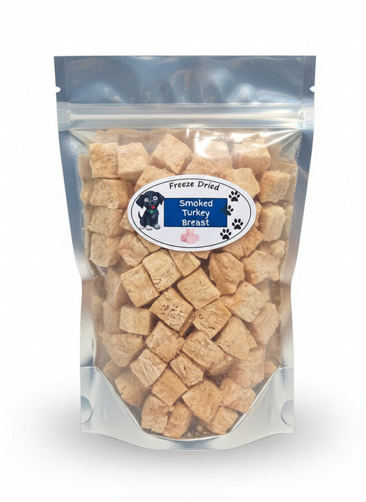 Smoked turkey breast cubes